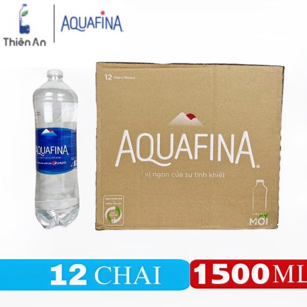 Thùng nước Aquafina 1500ml