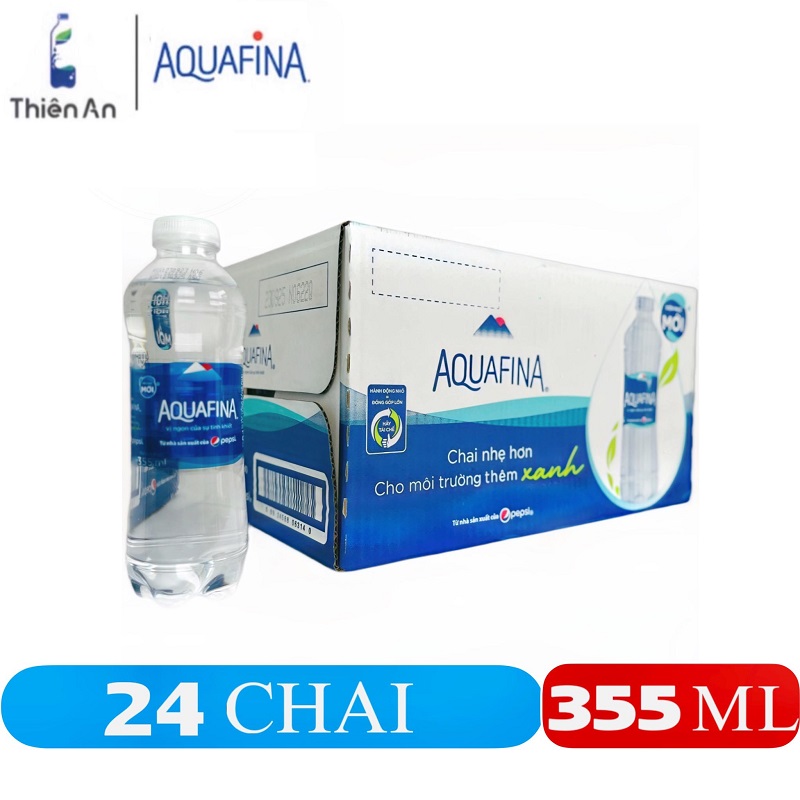 Thùng nước Aquafina 355ml