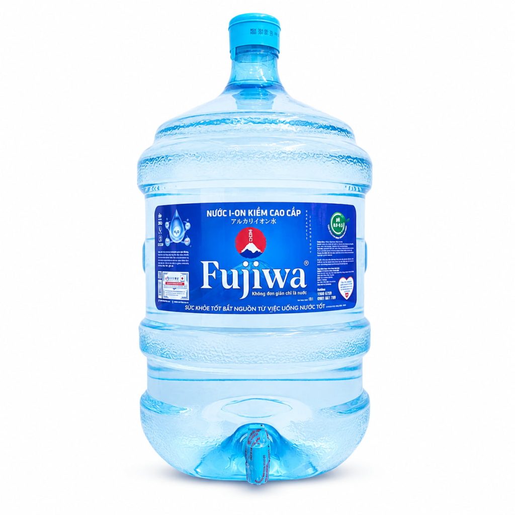Bình nước Fujiwa Kiềm 18L chính hãng tại Thiên An – Giao Nước Nhanh